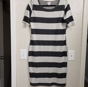 Lularoe wide striped dress